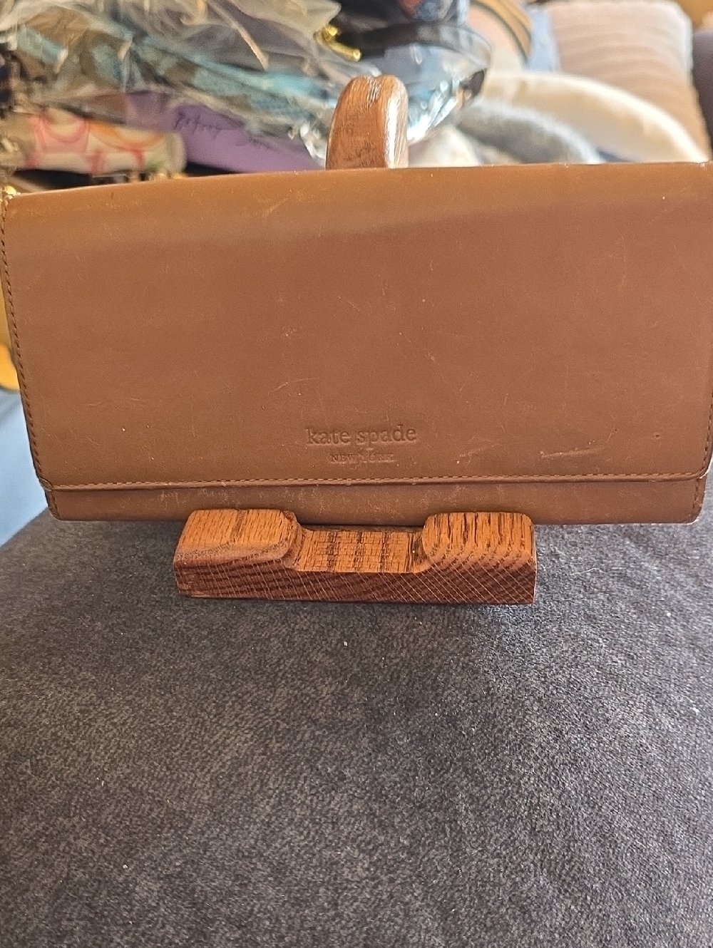 Kate Spade Project Brown Leather Wallet, See All Pictures